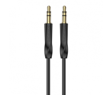 Cablu Audio 3.5mm - 3.5mm Borofone BL16, 1m, Negru 