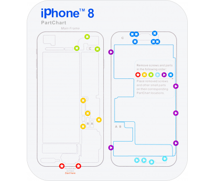 Pad Magnetic Suruburi Best pentru Apple iPhone 6 - 11 Series, 15in1