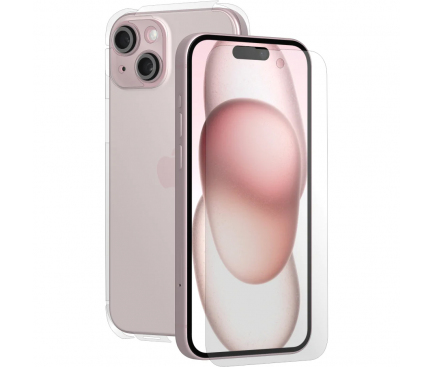 Folie de protectie Fata si Spate Alien Surface pentru Apple iPhone 15, Silicon