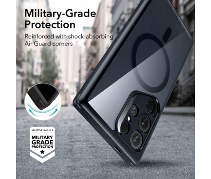 Husa MagSafe pentru Samsung Galaxy S24 Ultra S928, ESR, Ch Halolock, Transparenta 