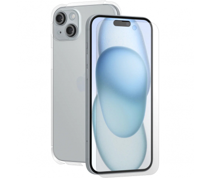 Folie de protectie Fata si Spate Alien Surface pentru Apple iPhone 15 Plus, Silicon