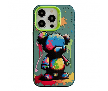 Husa pentru Apple iPhone 15 Pro Max, OEM, Colorful Bear, Multicolor 