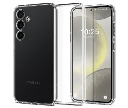 Husa pentru Samsung Galaxy S24 S921, Spigen, Liquid Crystal, Transparenta 