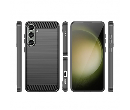 Husa pentru Samsung Galaxy S24+ S926, OEM, Carbon, Neagra 