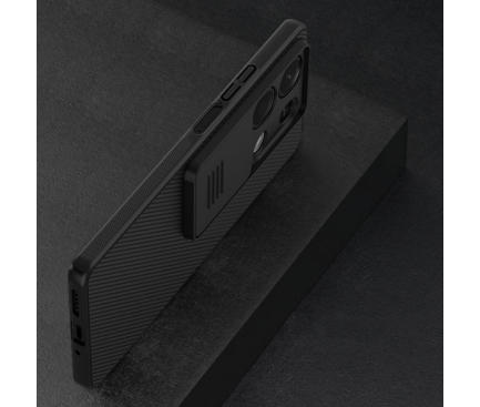 Husa pentru Xiaomi Redmi Note 13 5G, Nillkin, CamShield, Neagra 