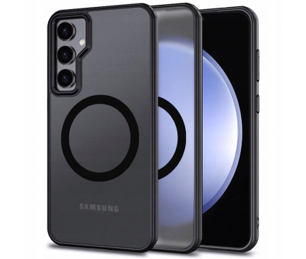 Husa MagSafe pentru Samsung Galaxy A55 5G A556, Tech-Protect, Magmat, Neagra 
