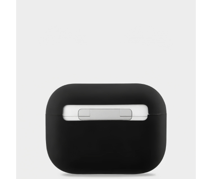 Husa Holdit Silicone Case pentru Apple AirPods Pro Series, Neagra 