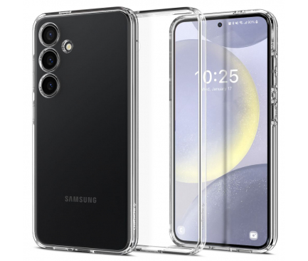 Husa pentru Samsung Galaxy S24+ S926, Spigen, Liquid Crystal, Transparenta 