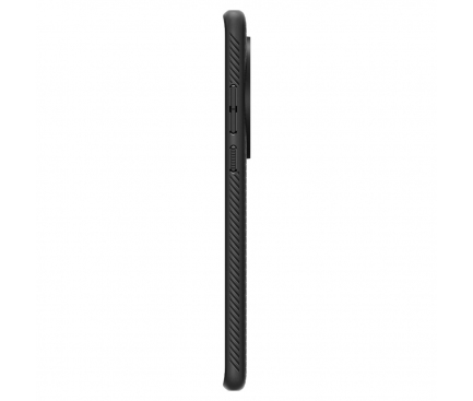 Husa pentru OnePlus 12, Spigen, Liquid Air, Neagra ACS07375 