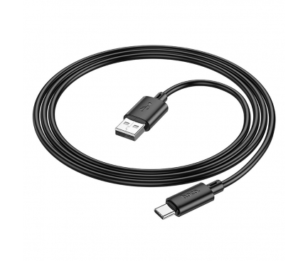 Cablu Date si Incarcare USB-A - USB-C HOCO X88, 18W, 1m, Negru 