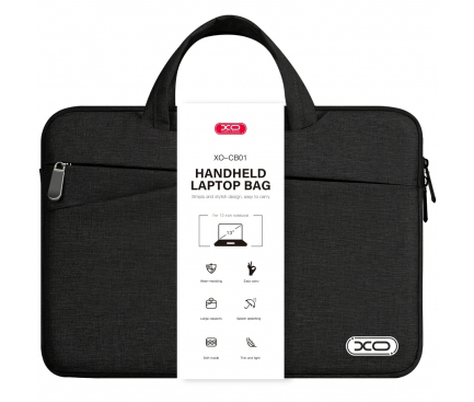 Geanta XO Design CB01 pentru Laptop 13inch, Neagra 