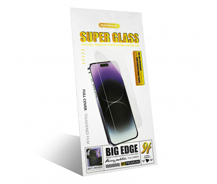 Folie de protectie Ecran OEM Super Glass pentru Samsung Galaxy A15 5G A156 / A15 A155 / A25 A256, Sticla Securizata, Full Glue, Transparenta 