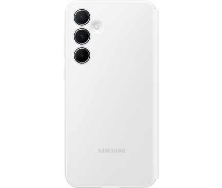 Husa pentru Samsung Galaxy A55 5G A556, S-View Wallet, Alba EF-ZA556CWEGWW 
