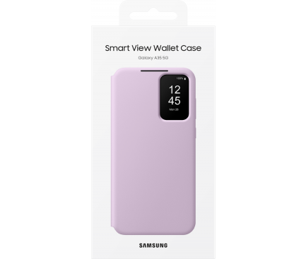 Husa pentru Samsung Galaxy A35 5G A356, S-View Wallet, Mov EF-ZA356CVEGWW 