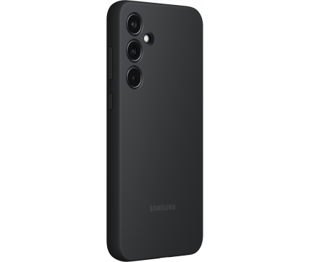 Husa pentru Samsung Galaxy A55 5G A556, Silicone Case, Neagra EF-PA556TBEGWW 