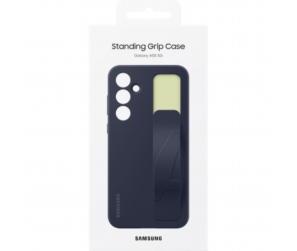 Husa pentru Samsung Galaxy A55 5G A556, Standing Grip, Neagra EF-GA556TBEGWW 