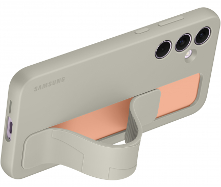 Husa pentru Samsung Galaxy A55 5G A556, Standing Grip, Gri EF-GA556TJEGWW 