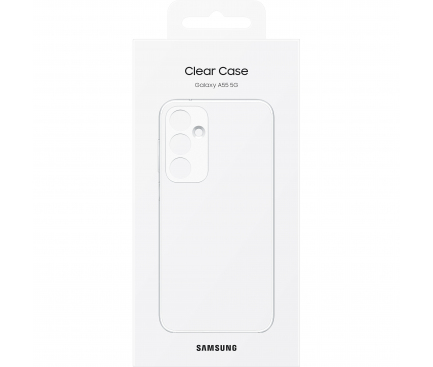 Husa pentru Samsung Galaxy A55 5G A556, Clear Case, Transparenta EF-QA556CTEGWW 