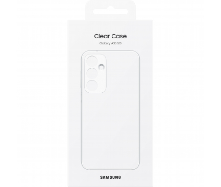 Husa pentru Samsung Galaxy A35 5G A356, Clear Case, Transparenta EF-QA356CTEGWW 