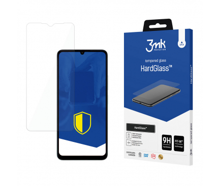 Folie de protectie Ecran 3MK HardGlass pentru Xiaomi Poco C65 / Redmi 13C, Sticla Securizata, Full Glue 
