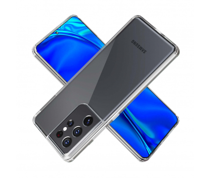 Husa pentru Samsung Galaxy S21 Ultra 5G G998, 3MK, Clear, Transparenta 