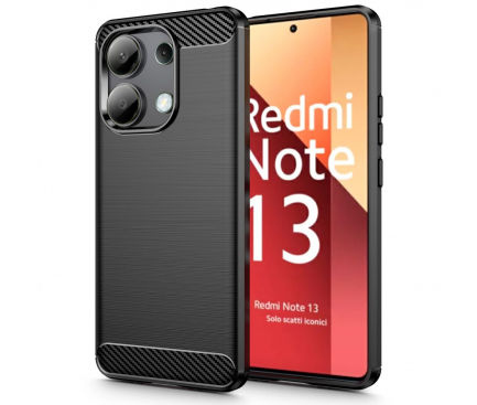 Husa pentru Xiaomi Redmi Note 13 4G, Tech-Protect, Carbon, Neagra 