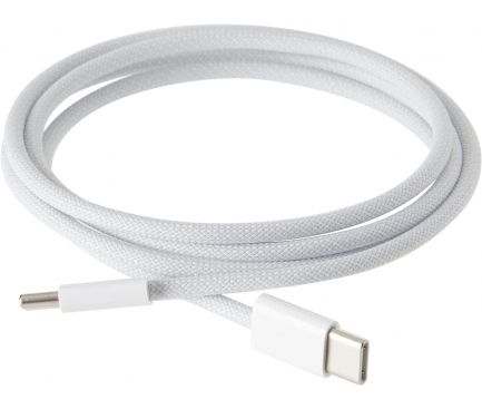 Cablu Date si Incarcare USB-C - USB-C OEM C263, 60W, 1.5m, Alb 
