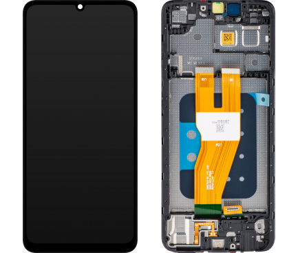 Display cu Touchscreen Samsung Galaxy A05 A055, cu Rama, Negru, Service Pack GH81-24189A 