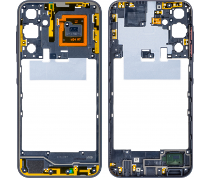 Carcasa Mijloc Samsung Galaxy A25 A256, Neagra 