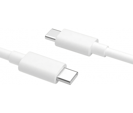 Cablu Date si Incarcare USB-C - USB-C Oppo DL149, 65W, 1m, Alb