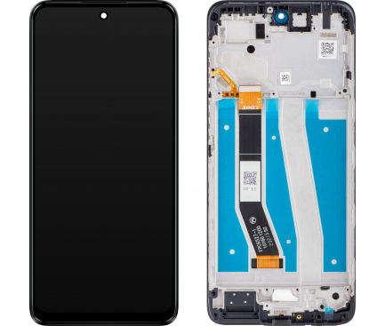 Display cu Touchscreen Motorola Moto G14, cu Rama, Negru (Steel Gray), Swap 5D68C23075 