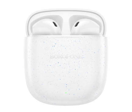 Handsfree Bluetooth Borofone BW45, TWS, Alb 