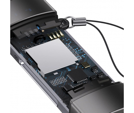 Cititor Card USB / USB-C Baseus Lite, SD - microSD, Gri WKQX060113 