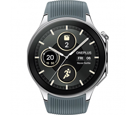 Smartwatch OnePlus Watch 2, Argintiu 