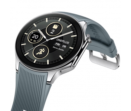 Smartwatch OnePlus Watch 2, Argintiu 