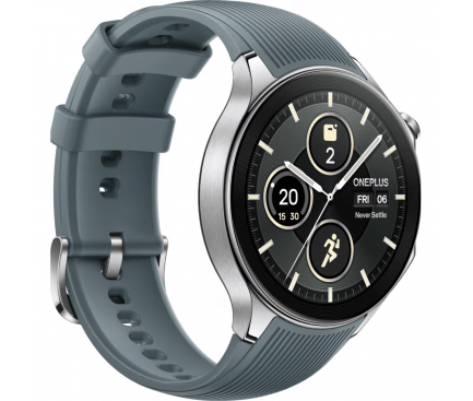 Smartwatch OnePlus Watch 2, Argintiu 