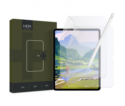 Folie de protectie Ecran HOFI PAPER PRO+ pentru Apple iPad Air 13 (2024), Plastic, Set 2 bucati 