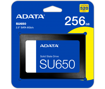 Solid State Drive (SSD) Adata SU650, 2.5inch, 256GB, SATA III ASU650SS-256GT-R 