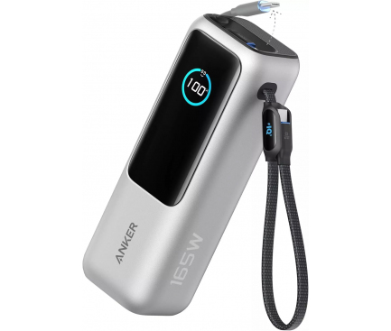 Baterie Externa Anker, 25000mAh, 165W, QC + PD, 1 x USB-A - 3 x USB-C,