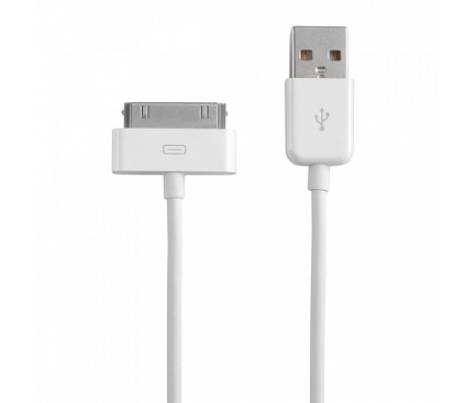 Cablu Date si Incarcare USB-A - A30 pini OEM, 10W, 1m, Alb