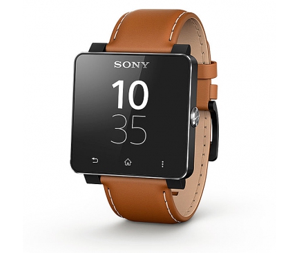Curea ceas piele Sony SmartWatch2 SE20 maro Blister Originala