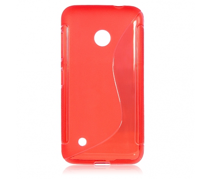 Husa silicon TPU Nokia Lumia 530 Wave rosie