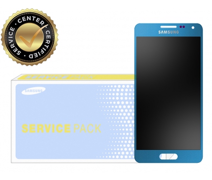 Display cu touchscreen Samsung Galaxy Alpha G850 albastru GH97-16386C