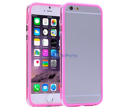 Rama protectie silicon TPU Apple iPhone 6 Plus roz