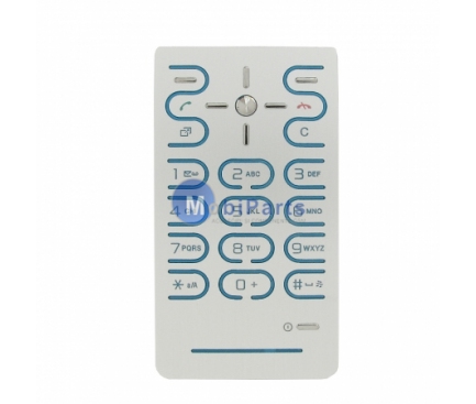 Tastatura Sony Ericsson Z770i argintie bleu
