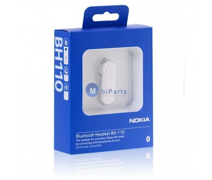Handsfree Bluetooth Nokia BH-110U alb Blister Original