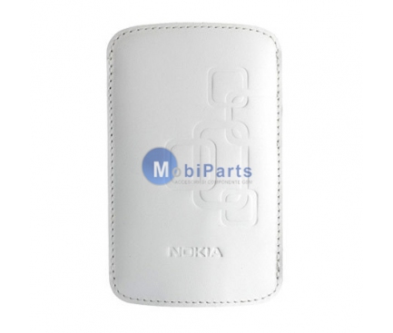 Husa piele Nokia X3 alba Blister Originala