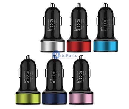 Adaptor auto Dual-USB Cosmote Smart Share 2A Color Edition