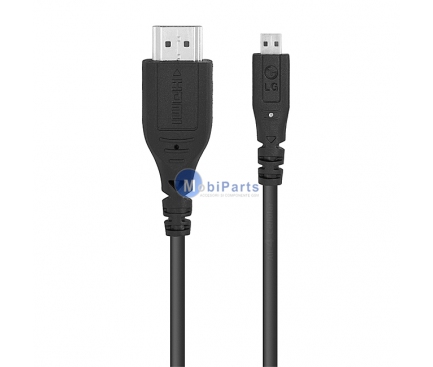 Cablu Audio si Video MicroHDMI la HDMI LG EAD61668801, Negru