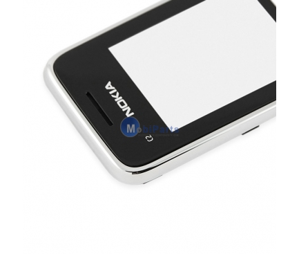 Carcasa fata Nokia C2-01 neagra argintie